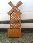 Градински цветарник вятърна мелница , снимка 2