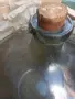 стъклени дамаджани 2 бр. с метален кош, снимка 3