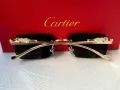 Cartier 2024 мъжки слънчеви очила дамски унисекс 4 цвята, снимка 12