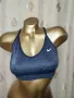 S/M Nike Черно бюстие със сребрист брокат , снимка 1