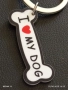Ключодържател I love 💟 my dog подходящ аксесоар за раници 25384, снимка 2