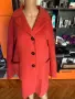 Палто Weekend Max Mara oversize, цвят корал, размер 46 IT, снимка 1