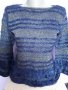 Мъхеста блуза със сребриста нишка р-р M, снимка 1 - Блузи с дълъг ръкав и пуловери - 31480073