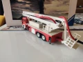 Метална количка SIKU Камион пожарна с Вишка Mercedes LKW, снимка 3