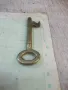 Ключ стар бронзов за брава - 2, снимка 4