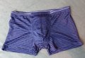 М размер мъжки боксер в тъмно синьо с прозрачни ивици, снимка 11