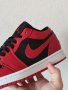 Nike Air Jordan 1 Low Bred Red Black Нови Оригинални Обувки Маратонки Размер 42 Номер 26.5см, снимка 11