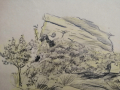 Васил Стоилов,рисунка с молив,графика,стара картина, снимка 3