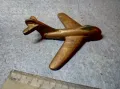Старо МЕДНО САМОЛЕТЧЕ КОЛЕКЦИОНЕРСКА ФИГУРКА РЯДКО ТЕЖКО МАСИВНО РЪЧНА МАЙСТОРСКА ИЗРАБОТКА 47811, снимка 3