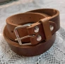 ГИГАНТ Мъжки колан (165 см) – ЕСТЕСТВЕНА КОЖА – Ръчна изработка, снимка 1