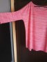 Розова тънка блуза машинно плетиво , снимка 2