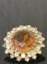 Винтидж чешка брошка, снимка 1