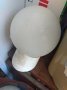 бяла кръгла лампа 1бр., снимка 1 - Лампи за стена - 31707775