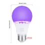 UV  крушка 12W E27 LED черна светлина , снимка 1