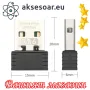 Мини USB Wi-Fi 6 адаптер AX286 WIRELESS Мрежова карта Mini USB Dongle 2.4GHz 802.11AX за интернет, снимка 15