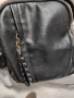 Дамска раница от черна кожа, снимка 2