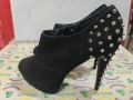 Страхотни дамски обувки висок ток 40 номер, снимка 3