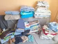 Огромен зимен МЕГА ЛОТ за момче (45+ дрешки, 4 одеалца, чувалче 2.5 TOG) в яслена възраст, снимка 1