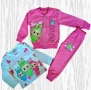 Детски екип от 3 части в лилаво и розово, снимка 1