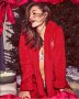 Червен дълъг халат victoria's secret М-80 evro Нов, снимка 2