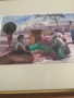 картина акварел , Пазар,, снимка 3