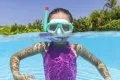 Детски комплект маска и шнорхел за плуване Aqua, Bestway, UV защита, снимка 17