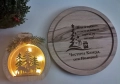 Подаръчен коледен семеен комплект 🎄Гравирана дъска 🎄Коледна светеща декорация , снимка 1
