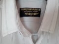 Мъжка риза къс ръкав от кенар бяла размер L, снимка 5