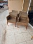 Ратанови столове #естествен ратан, снимка 1 - Столове - 44383479