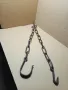 Соц Стара Ръчно Кована Верига Синджир За Огнище., снимка 8
