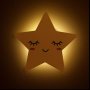 Нощна лампа, звезда, за стена, LED 21x21см, снимка 2
