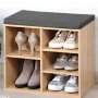 Немски шкаф за обувки с място за сядане, снимка 2