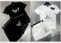 Louis Vuitton Дамски Летен Комплект Тениска И Къси Панталонки👚🩳Дамски Къс Екип - 2 Цвята Код A582, снимка 1