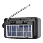 Соларно портативно радио JOC H6108REC-S с Bluetooth, FM радио и MP3 плеър, снимка 5