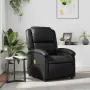 vidaXL Масажен наклоняем стол, черен, изкуствена кожа, снимка 2