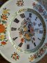 Красив кухненски порцеланов часовник чиния-Junghans, снимка 7
