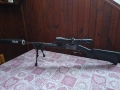Иж18 оптика Nikko Stirling 2.5x10x50бърз монтаж на вая и супресор HQS Hunter , снимка 1