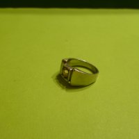 Сребърен пръстен с розов кристал, снимка 2 - Пръстени - 38356108
