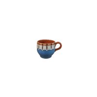 НОВА!!! Чаша за супа с 1 дръжка - синя, троянска шарка, снимка 1 - Чаши - 37716348