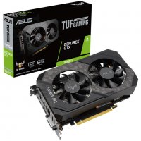 ASUS TUF Gaming GeForce GTX 1660 Ti Evo Top Edition, 6144 MB GDDR6, снимка 1 - Видеокарти - 36605796