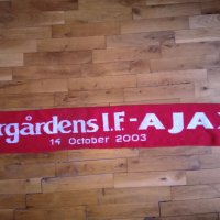 Аякс-Юргорден футболен шал 2003г Шампионска лига, снимка 2 - Футбол - 31763497