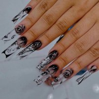 👑 💗Ново ! Комплект Разкошни Press-on Изкуствени Нокти 24 броя 💋 КОД : nail598💗 👑 💋 📩, снимка 1 - Продукти за маникюр - 42755361