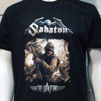 Нова мъжка тениска с дигитален печат на музикалната група Sabaton - The last stand, снимка 3 - Тениски - 36869306