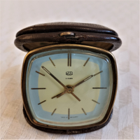 Часовник будилник туристически Рухла работещ, снимка 1 - Антикварни и старинни предмети - 44614858