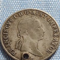 Сребърна монета 20 кройцера 1834г. Франц първи Будапеща Австрийска империя  13716, снимка 2 - Нумизматика и бонистика - 42888301