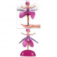 Детска кукла Летяща фея Flying Fairy розова, снимка 2 - Кукли - 35133492