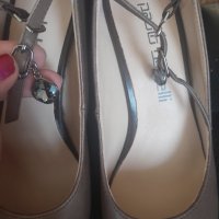 Като нови!Високи обувки 👡в кафяв цвят, снимка 10 - Дамски обувки на ток - 42310669