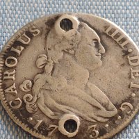 Сребърна монета 4 реала 1793г. Карлос четвърти Мадрид Испания 18685, снимка 5 - Нумизматика и бонистика - 42929958