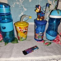 Детски шишета и чаши сет 4 броя, снимка 2 - Чаши - 42682119