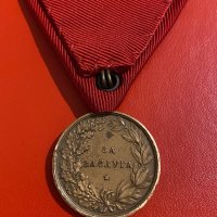 Царство България медал за заслуга Цар Борис 3 трети бронзов, снимка 4 - Други ценни предмети - 40501401